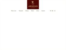 Tablet Screenshot of bodegasabrego.com